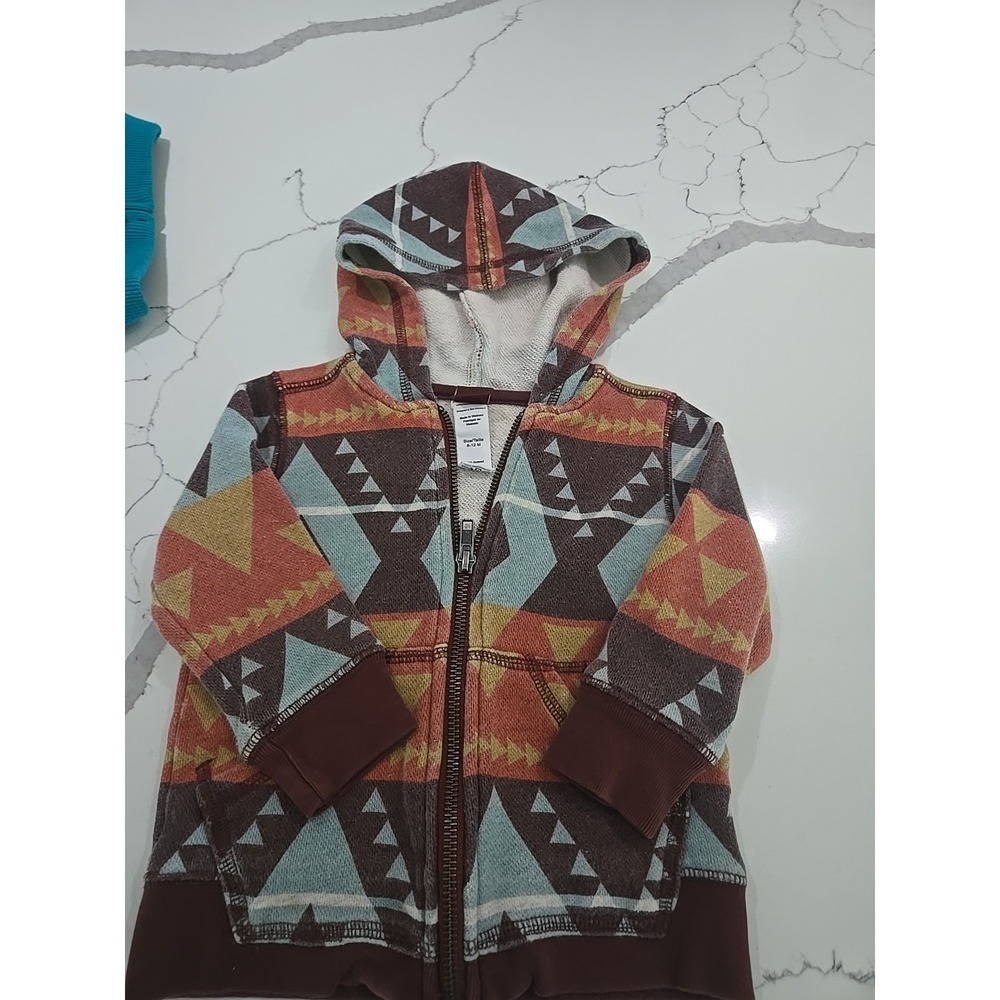 Tea Kids Zip Up Hoodie Size 6-9 Months Preowned